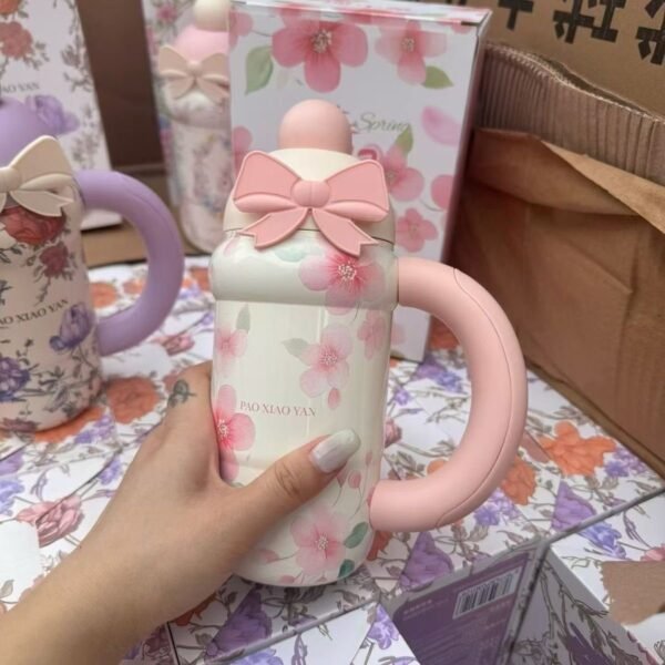 Imported 550ml Stainless Steel Tumbler Cute Design Tumbler for Girls and Kids Leak Proof Tumbler