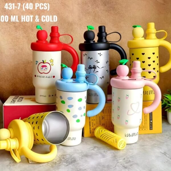 Imported 800ml SUS 316 Hot and Cold Stainless Steel Tumbler with Infuser Stylish Tumblers for Girls and Kids