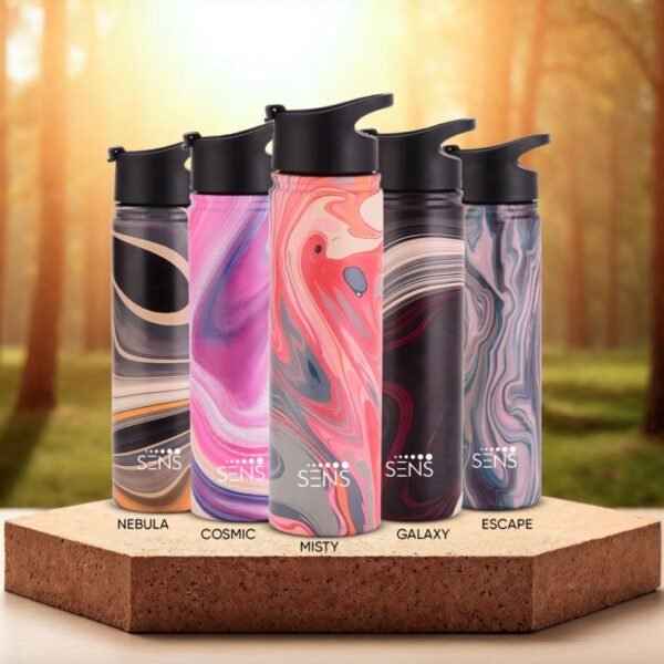 Imported Sens Life 720ml Stainless Steel Double Walled Vacuum Flask Insulated Hot and Cold Water Bottle