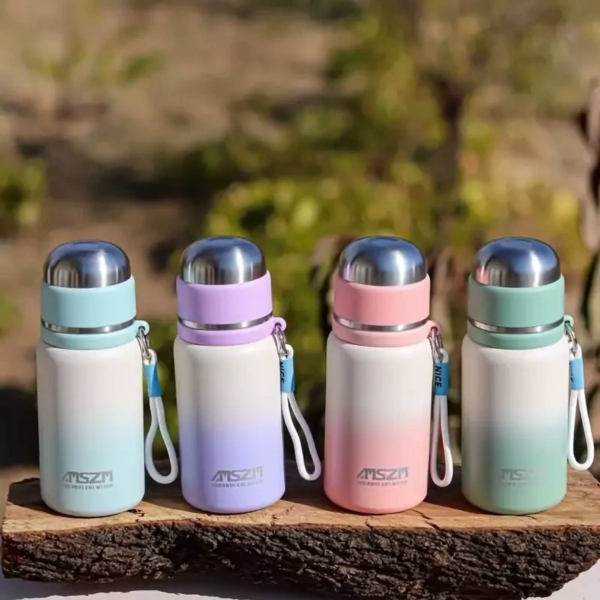 Imported ASMZM 600ml Stainless Steel 316 Hot & Cold Fancy Water Bottle